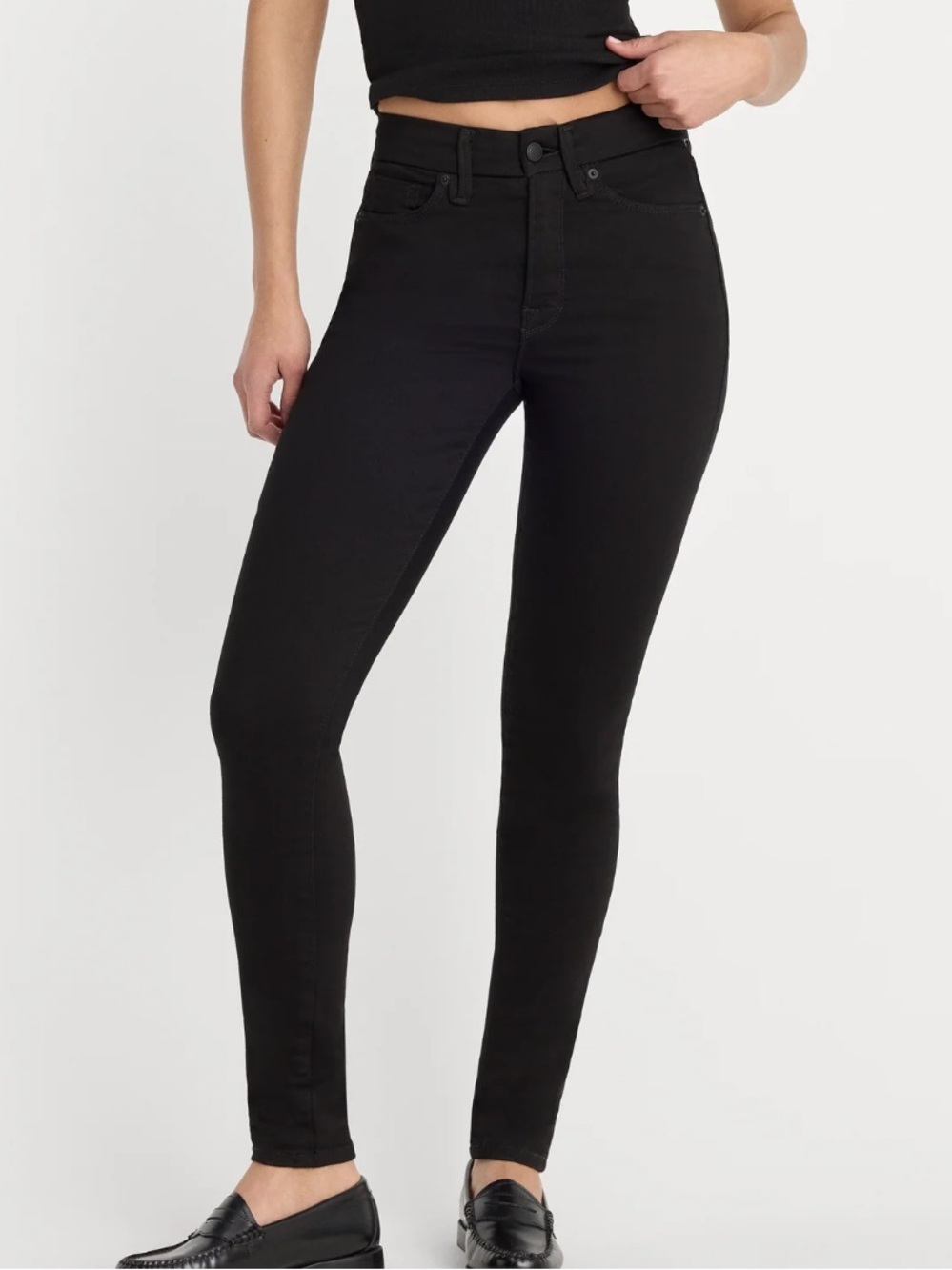 GOOD AMERICAN | never fade good legs skinny jeans - size 26